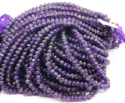 Amethyst Faceted Beads.