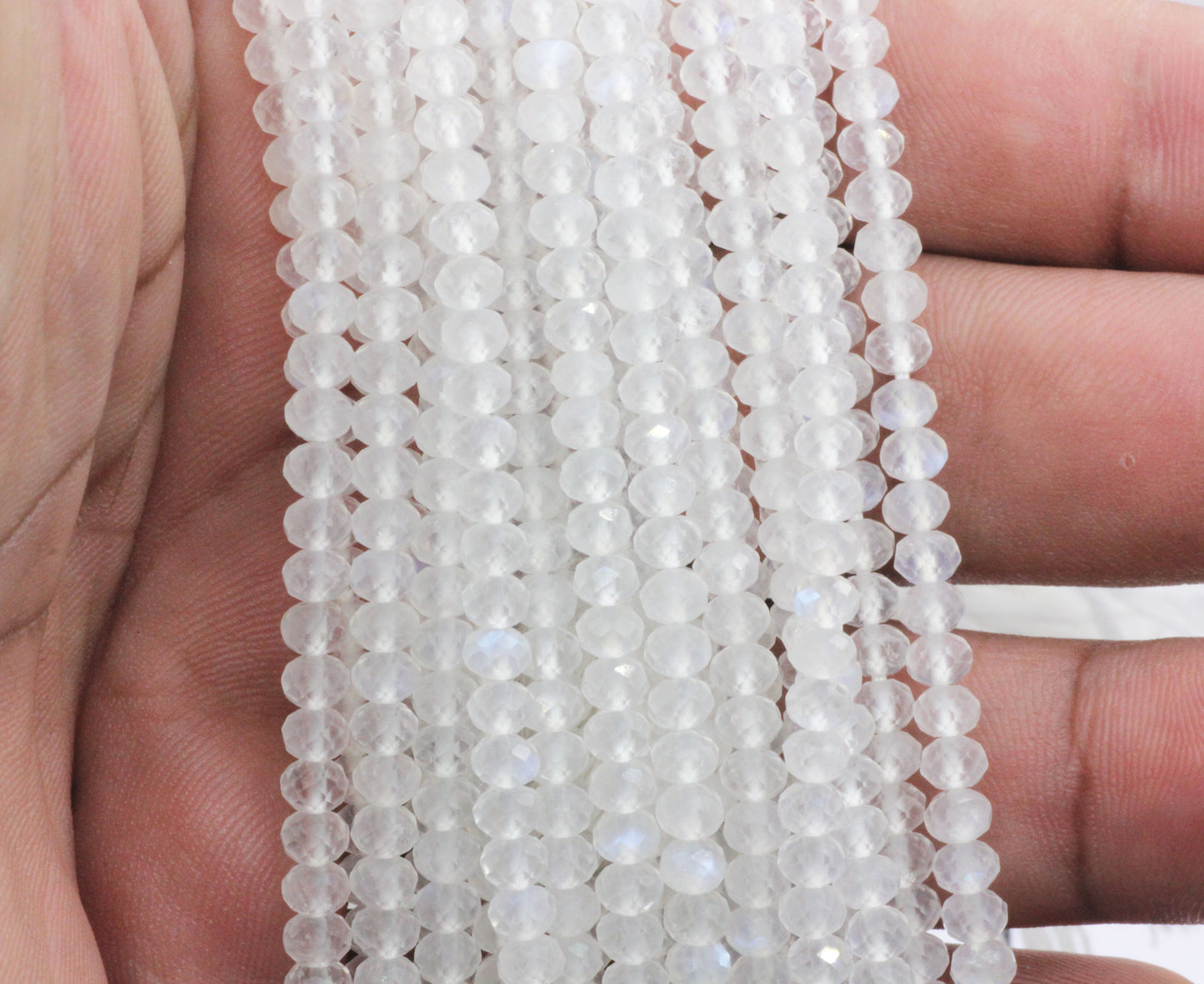 Rainbow Moonstone Faceted Beads