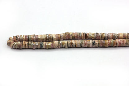 Opal Faceted Heshi, Faceted Donut, Faceted Tyre