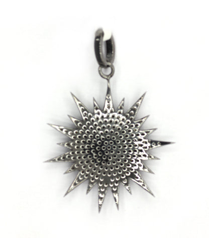 Star Pave Diamond Pendant