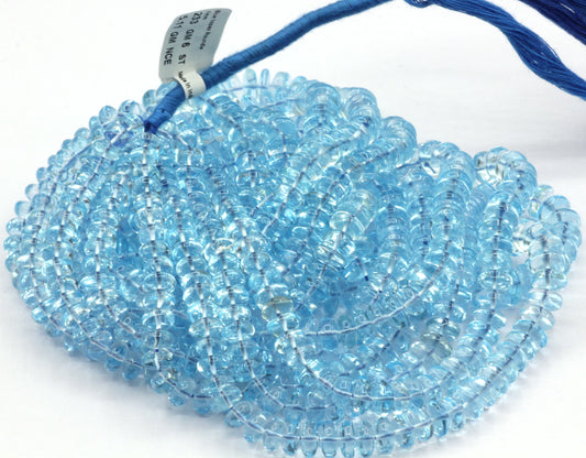 Blue Topaz Smooth Bead