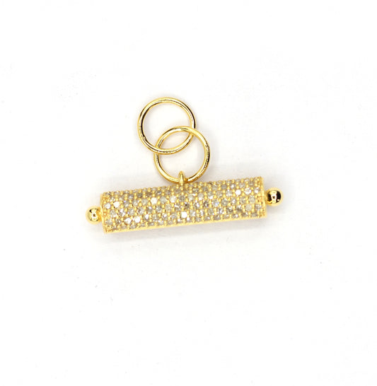 14k Solid Gold Diamond Pendants.