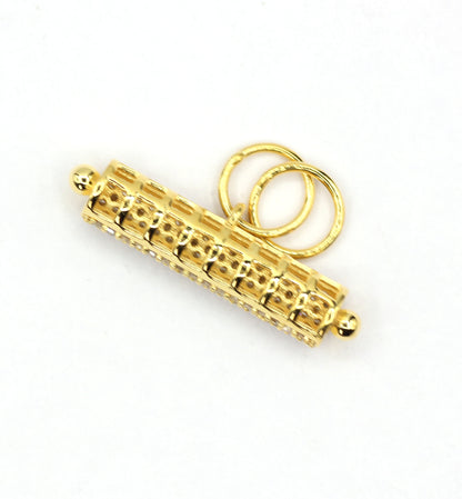 14k Solid Gold Diamond Pendants.