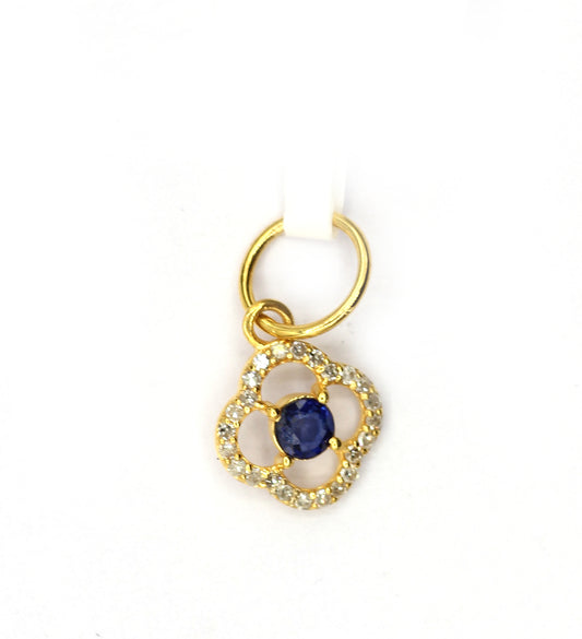 14k Solid Gold Diamond Pendants.