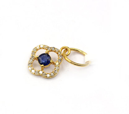 14k Solid Gold Diamond Pendants.