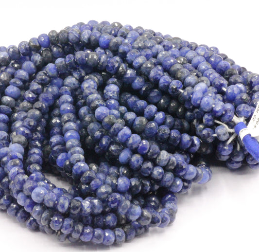 Sodalite Faceted Bead