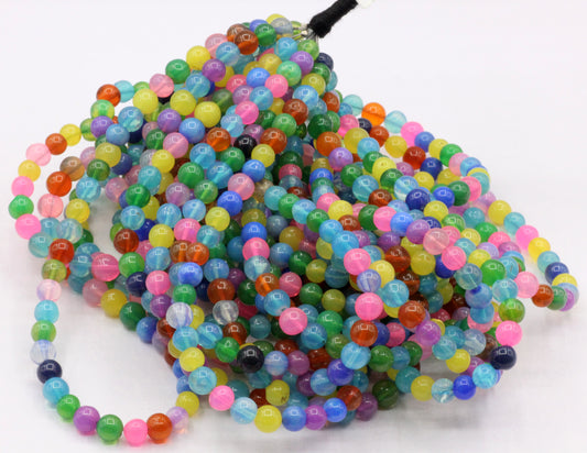 Disco Opal Beads Smooth, Dyed Color