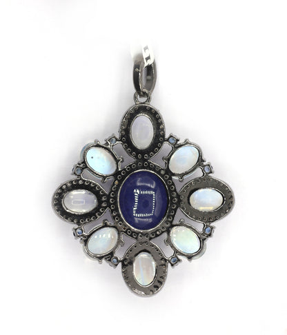 Silver Pave Diamond Pendant