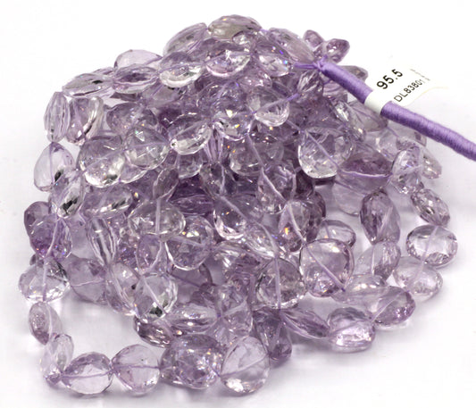 Pink Amethyst Faceted Beads