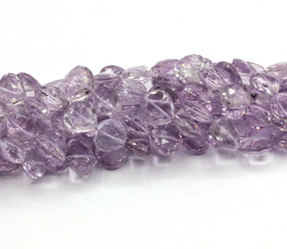 Pink Amethyst Faceted Beads