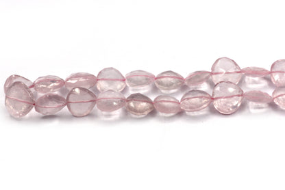 Rose Quartz Faceted Beads,