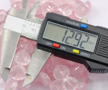 Rose Quartz Faceted Beads,