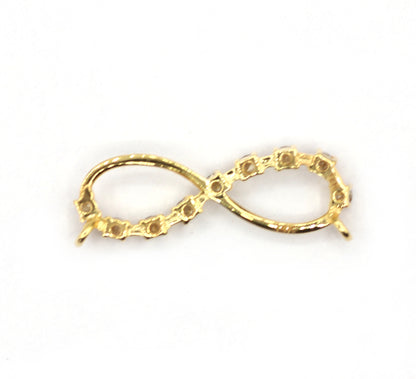 14k Solid Gold Diamond Pendants.