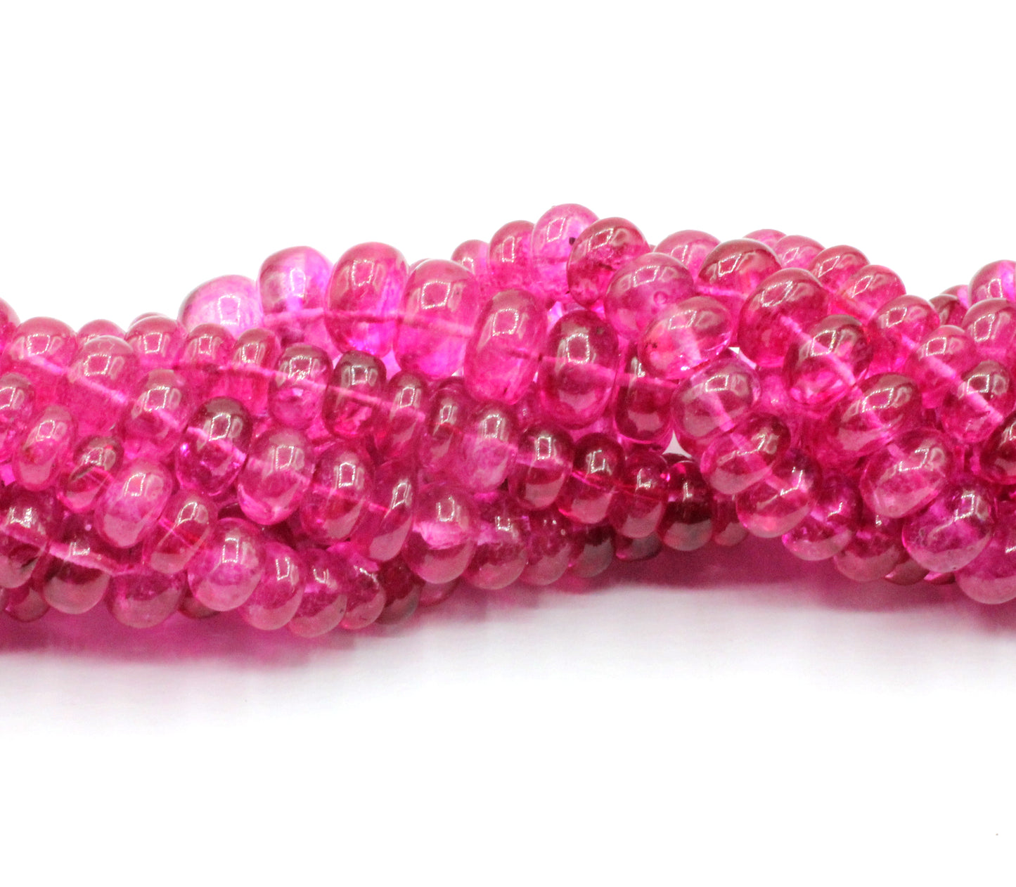 Topaz, Pink Topaz Smooth Beads, Topaz Gemstone Beads, Dyed Coated Color