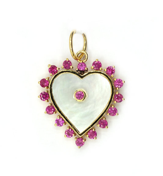 14K Gold Heart Pendant