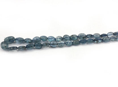 Aquamarine Smooth Oval Bead, Size 6x8 mm