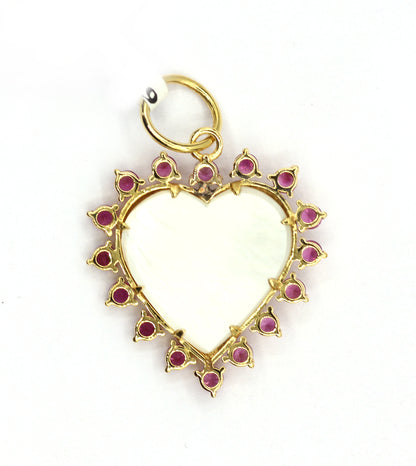 14K Gold Heart Pendant