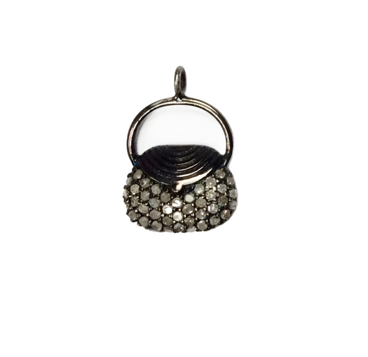 Purse Shape Diamond Charms