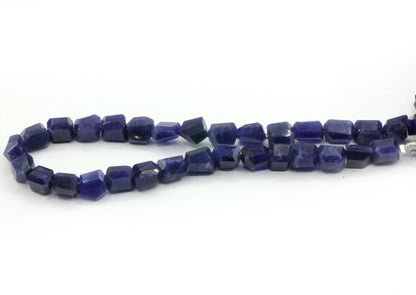 Sodalite Faceted Nuggets Beads, Natural Sodalite