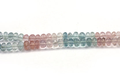 Aquamarine, Multi Aquamarine Faceted Beads, Size 7 to 8 mm