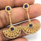14k Solid Gold Diamond Earring. Genuine handmade pave diamond Earring. 14k Solid Gold Diamond Earring..
