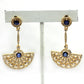 14k Solid Gold Diamond Earring. Genuine handmade pave diamond Earring. 14k Solid Gold Diamond Earring..