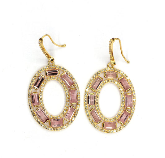 14k Solid Gold Diamond Earring