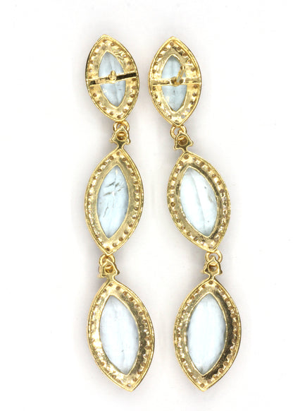 14k Solid Gold Diamond Earring. Genuine handmade pave diamond Earring. 14k Solid Gold Diamond Earring..