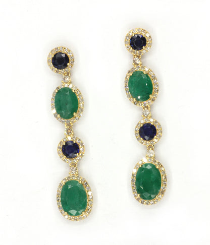 14k Solid Gold Diamond Earring.14k Solid Gold Diamond Earring..