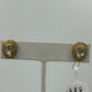 Oval 14k Solid Gold Diamond Stud Earring. Genuine handmade pave diamond Earring. 14k Solid Gold Diamond Earring..