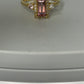 Rectangle Shape 14k Solid Gold Diamond Rings