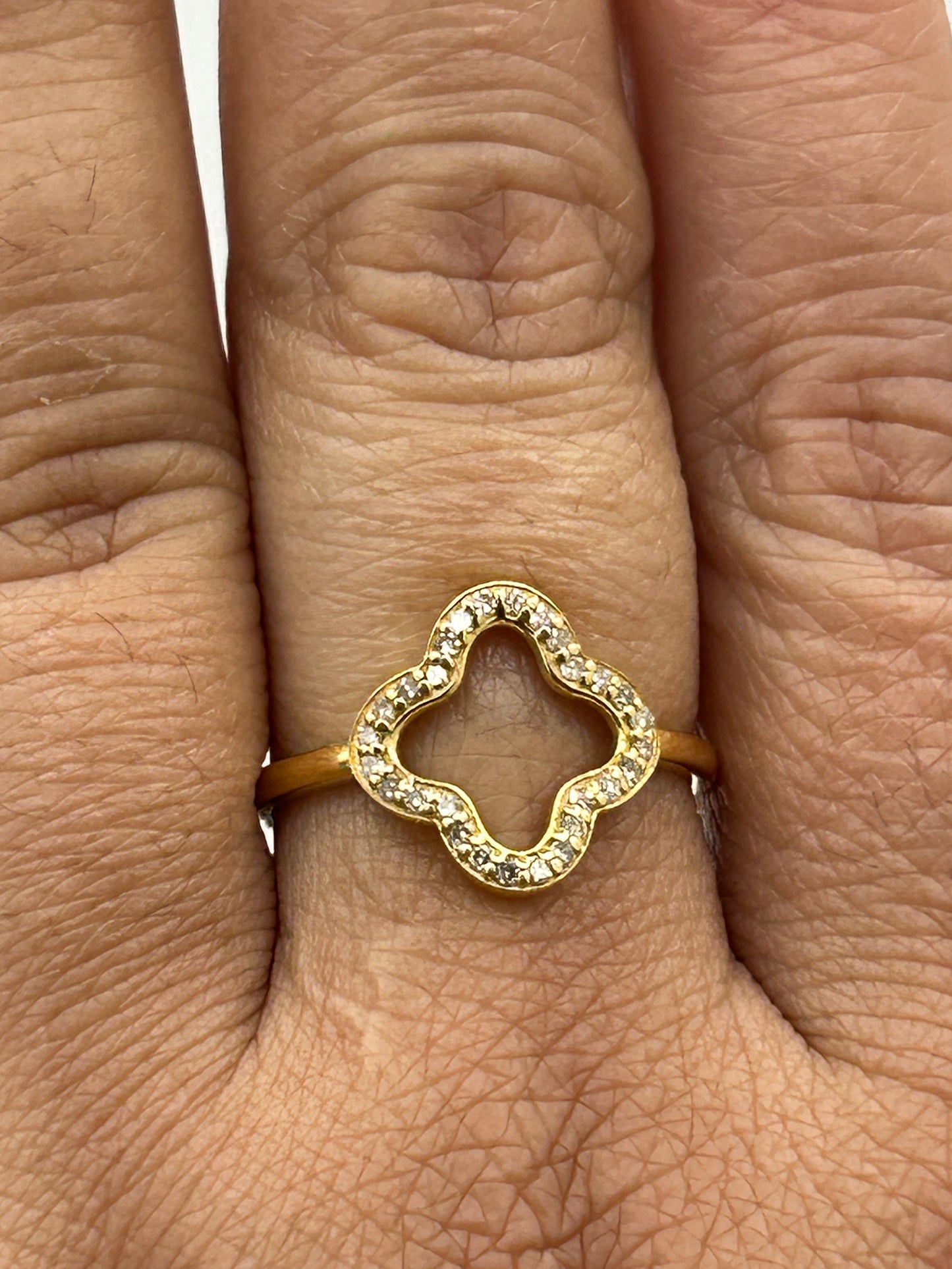 14k Solid Gold Diamond Rings