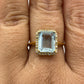 Aqua 14k Solid Gold Diamond Rings