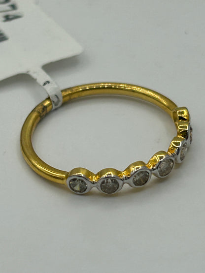 14k Solid Gold Diamond Rings.Genuine handmade pave diamond Rings.