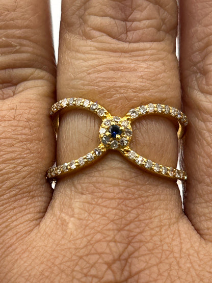 14k Solid Gold Diamond Rings.Genuine handmade pave diamond Rings.