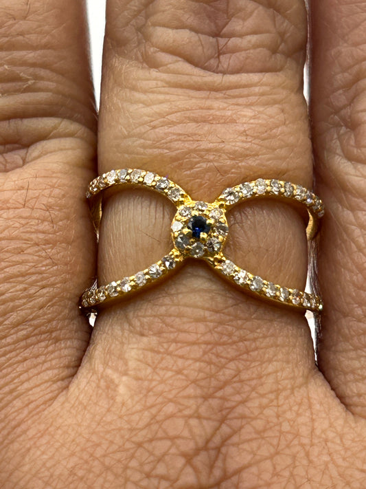 14k Solid Gold Diamond Rings.Genuine handmade pave diamond Rings.