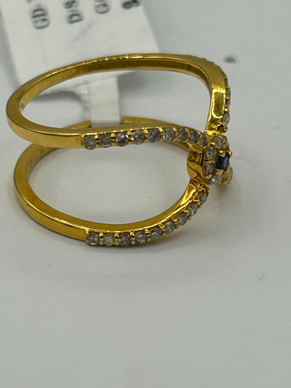 14k Solid Gold Diamond Rings.Genuine handmade pave diamond Rings.