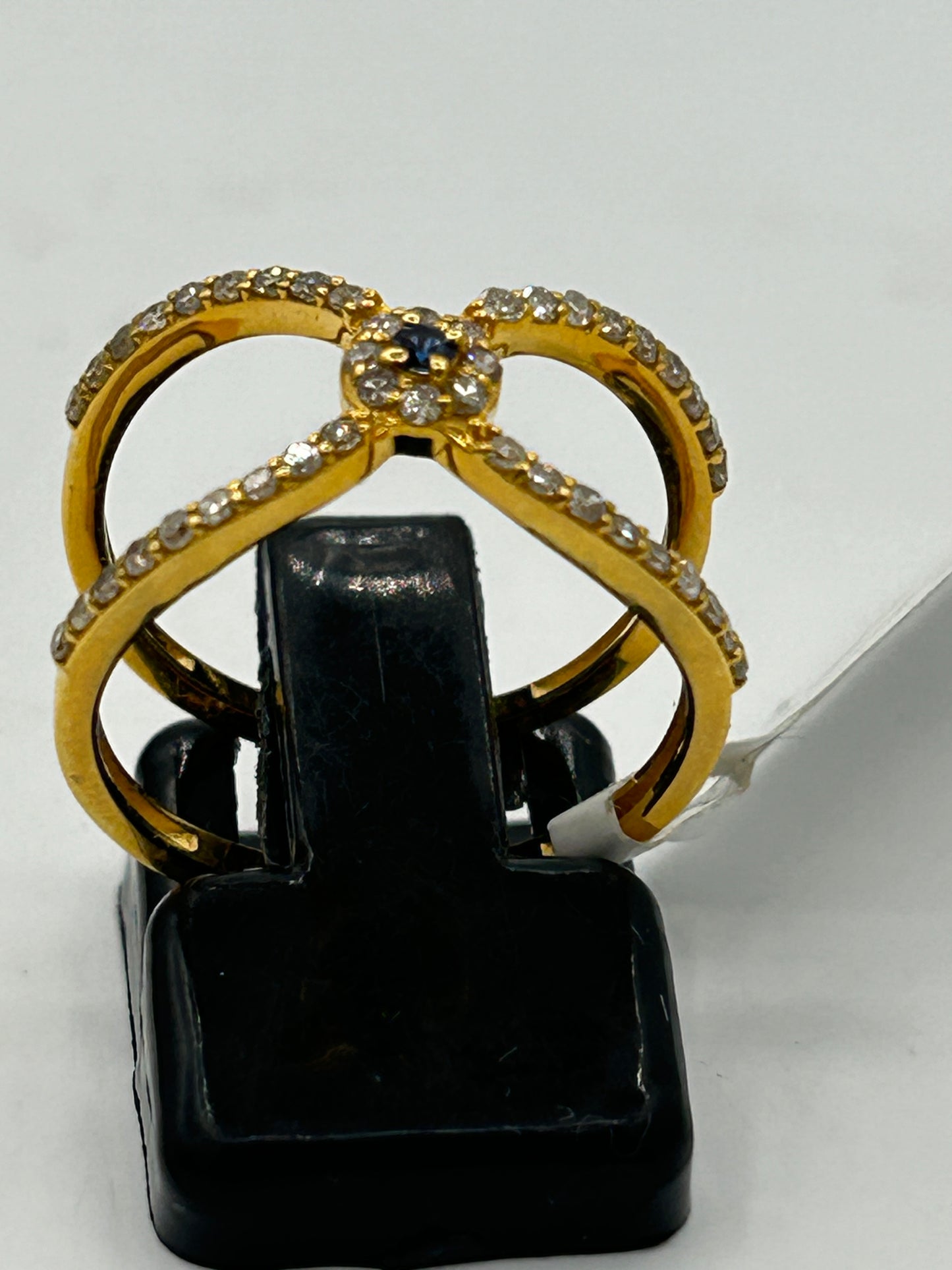 14k Solid Gold Diamond Rings.Genuine handmade pave diamond Rings.