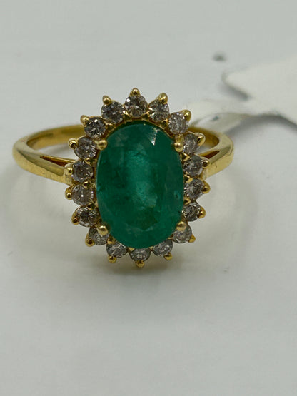 14k Solid Gold Diamond Rings..