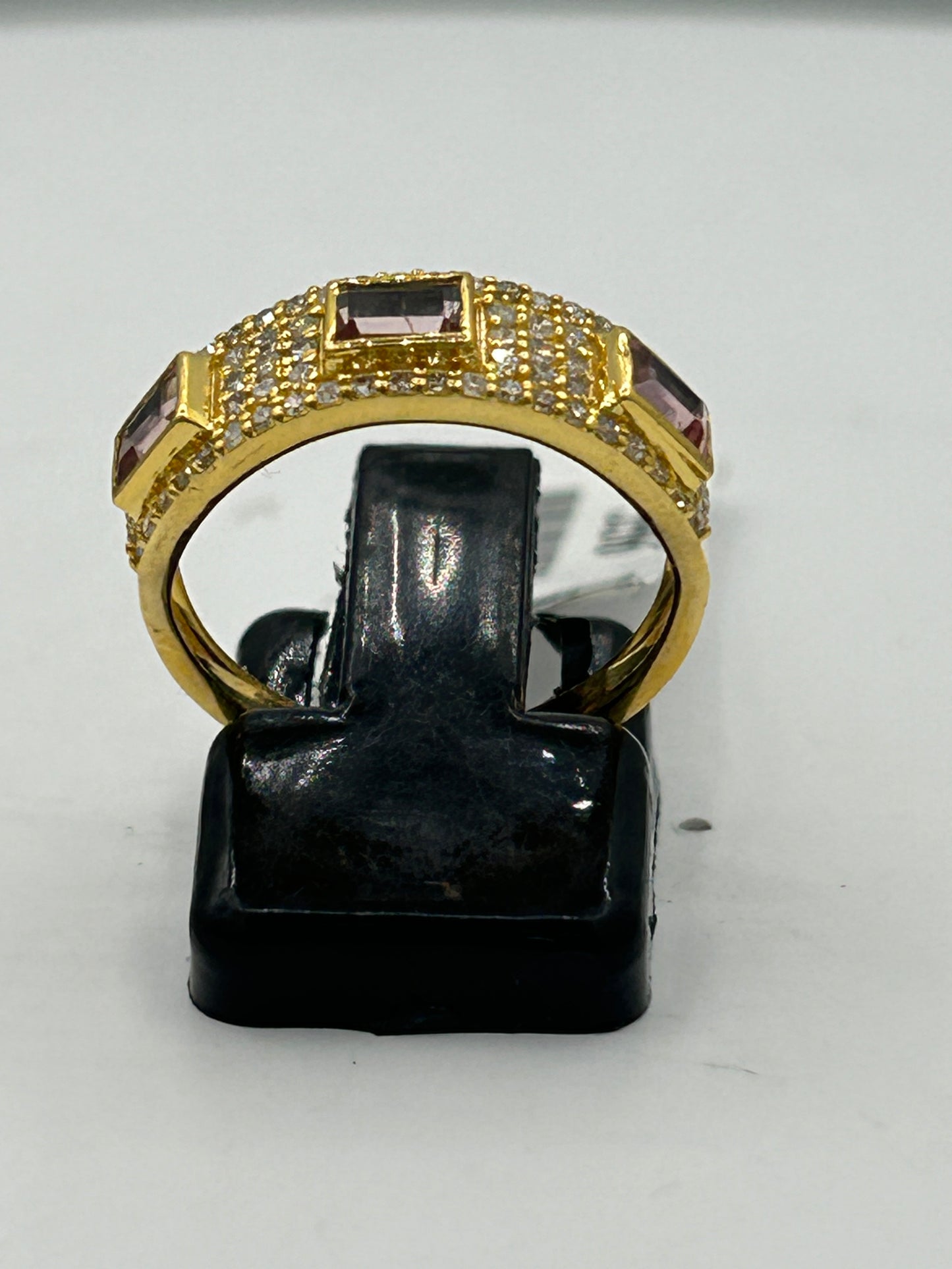 14k Solid Gold Diamond Rings.Genuine handmade pave diamond Rings.