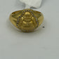 Laughing Buddha 14k Solid Gold Diamond Rings.Genuine handmade pave diamond Rings.