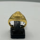 Laughing Buddha 14k Solid Gold Diamond Rings.Genuine handmade pave diamond Rings.