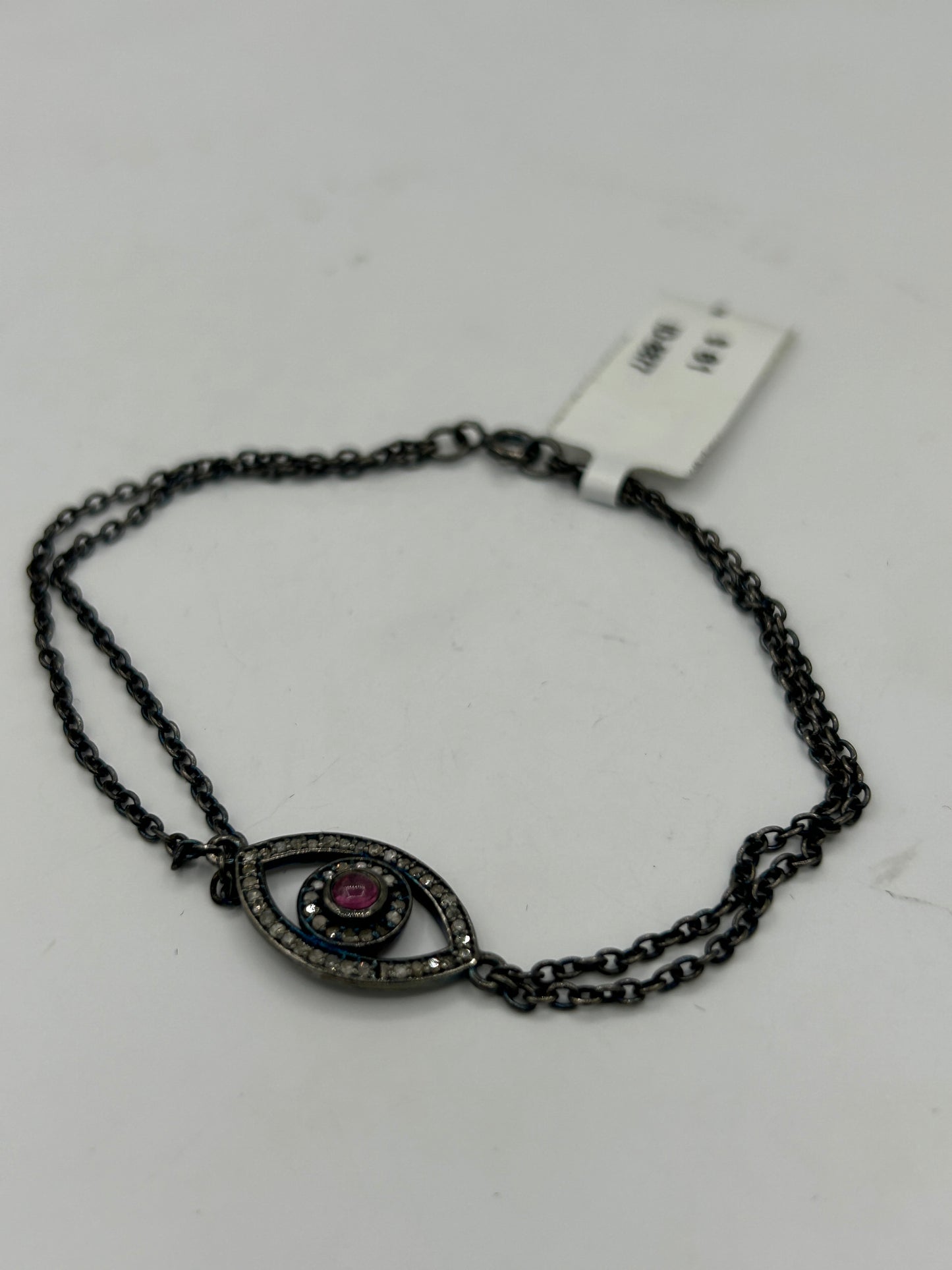 Eye Ruby Diamond Bangle