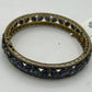 Blue Sapphire Diamond Bangle