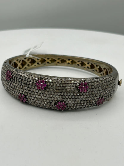 Ruby Diamond Bangle