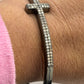 Cross Diamond Bangle