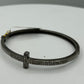 Cross Diamond Bangle