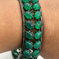 Green Onex Diamond Bangle