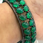 Green Onex Diamond Bangle