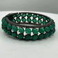 Green Onex Diamond Bangle